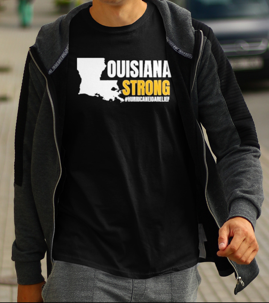 LOUISIANA STRONG HURRICANE IDA RELIEF #HURRICANEIDARELIEF T-Shirt