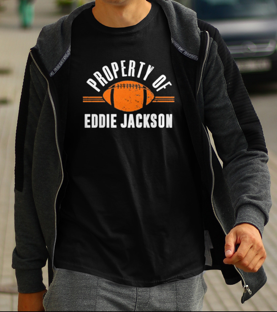 Property Of Eddie Jackson Chicago Football T-Shirt