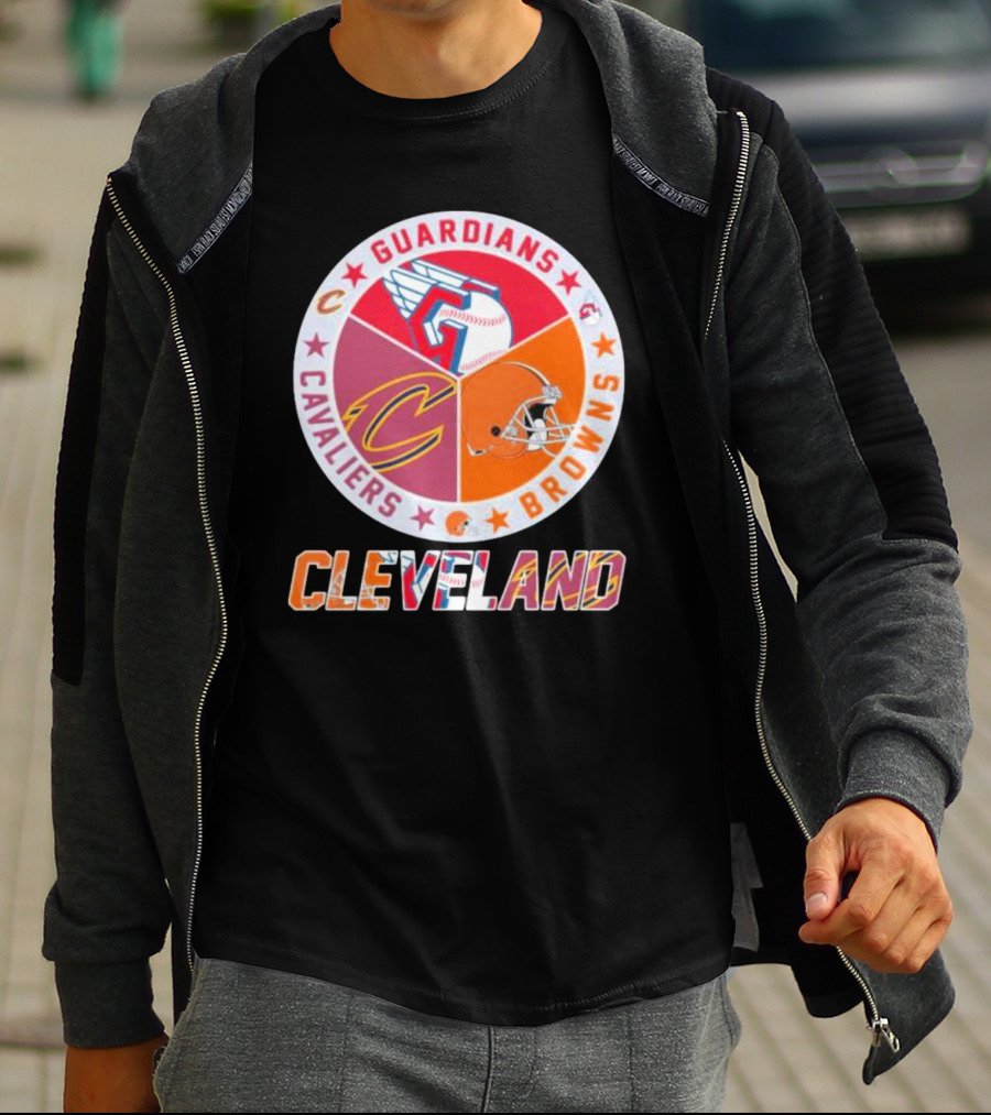Cleveland Cavaliers Guardians Browns T-Shirt