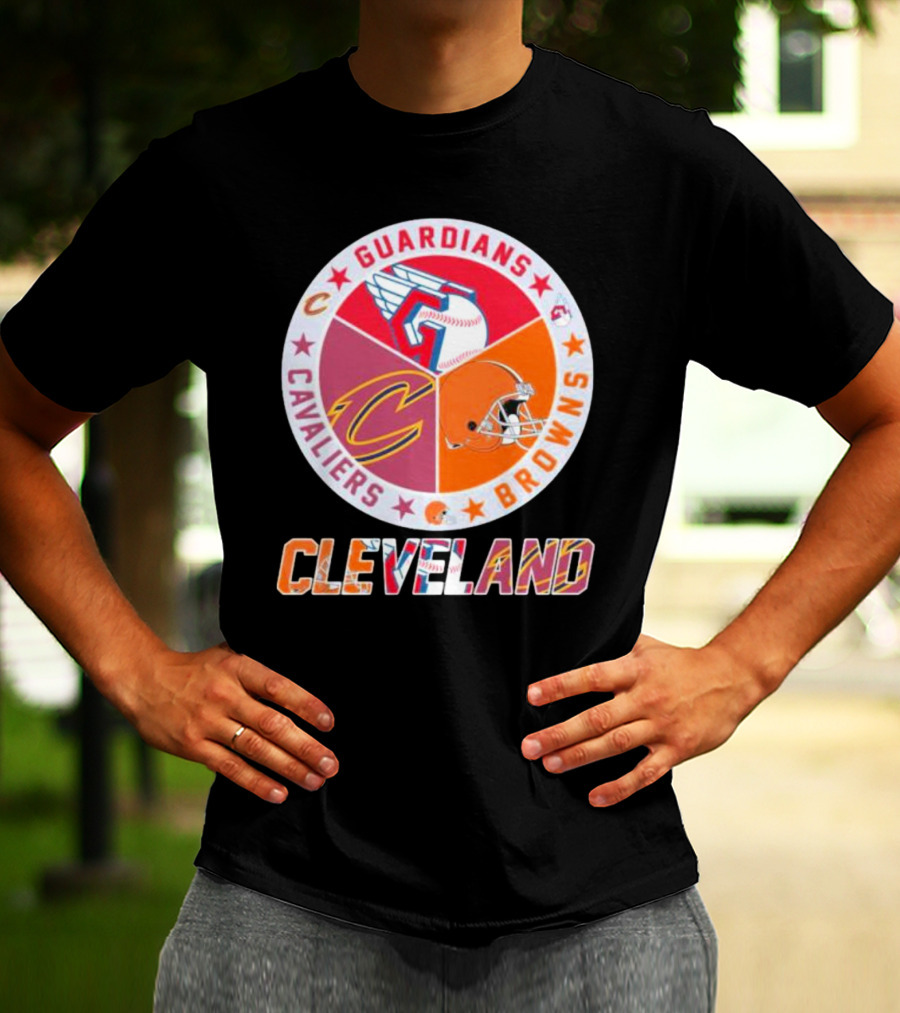 Cleveland Cavaliers Guardians Browns T-Shirt