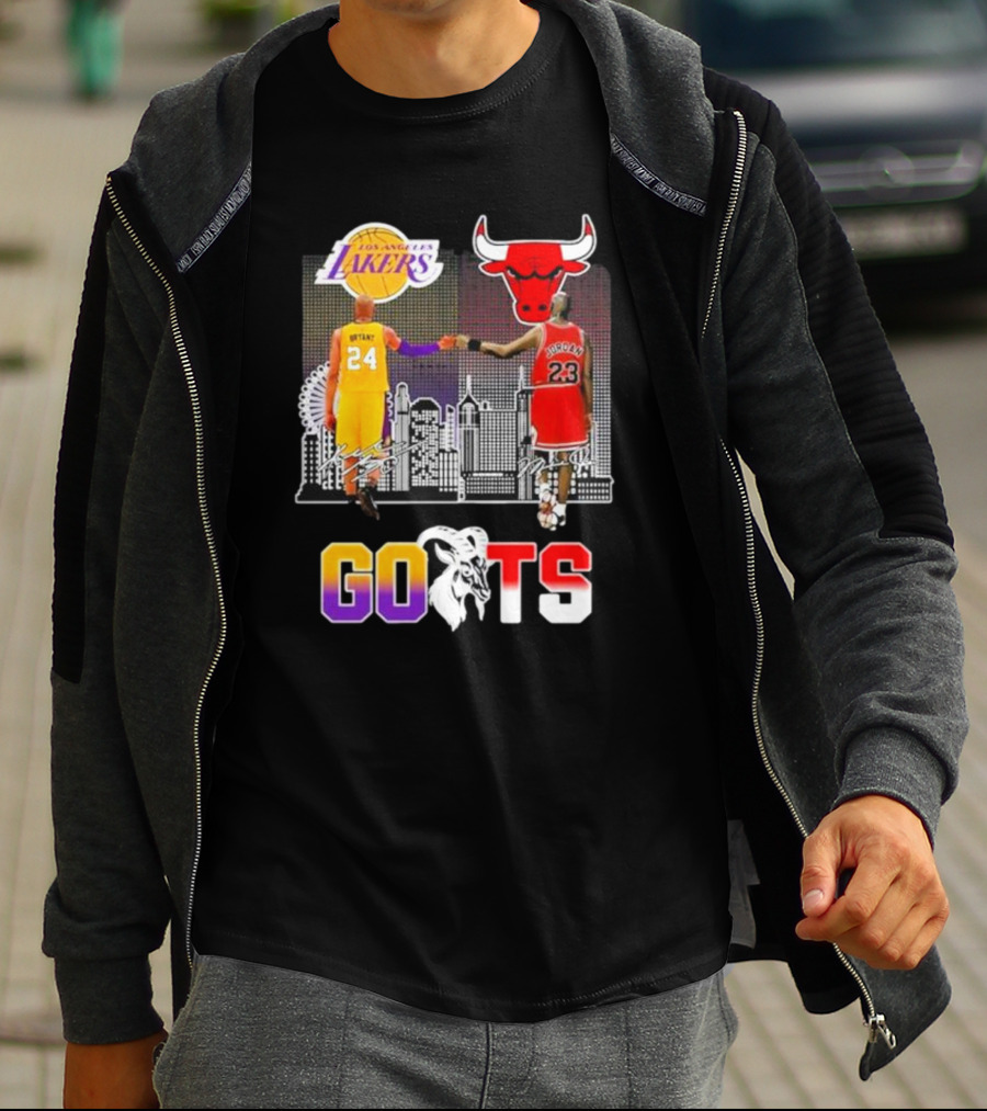 Los Angeles Lakers Chicago Bulls GOATS T-Shirt