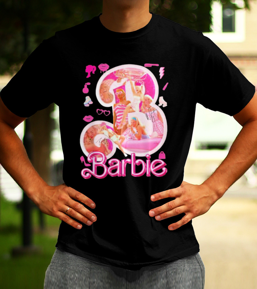 Barbie Pink Glam Fashion Icons Party T-Shirt