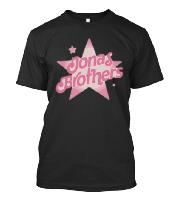 Jonas Brothers Pink Stars Retro T-Shirt