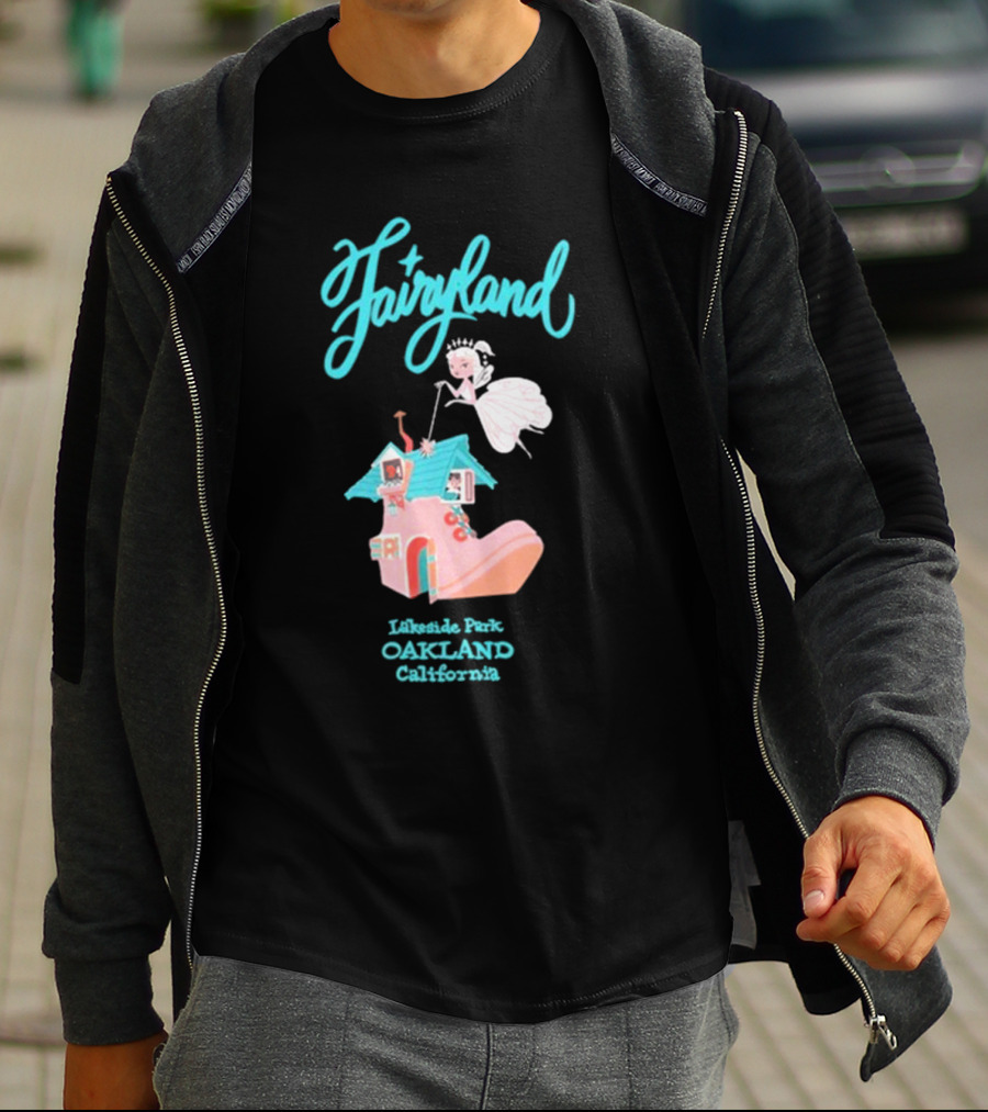Fairyland Lakeside Park Oakland California Oaklandish Merch Fairy T-Shirt