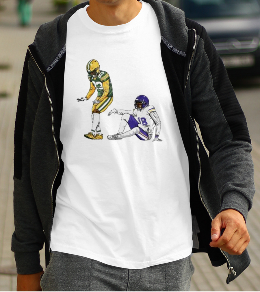 Aaron Nagler Ja Gritty Packers Vikings Dance T-Shirt