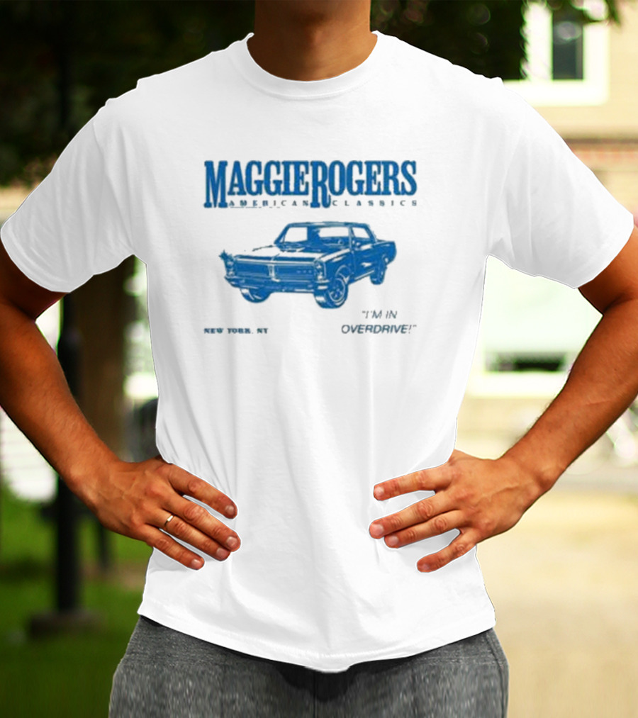 Maggie Rogers American Classics New York NY Overdrive Car T-Shirt
