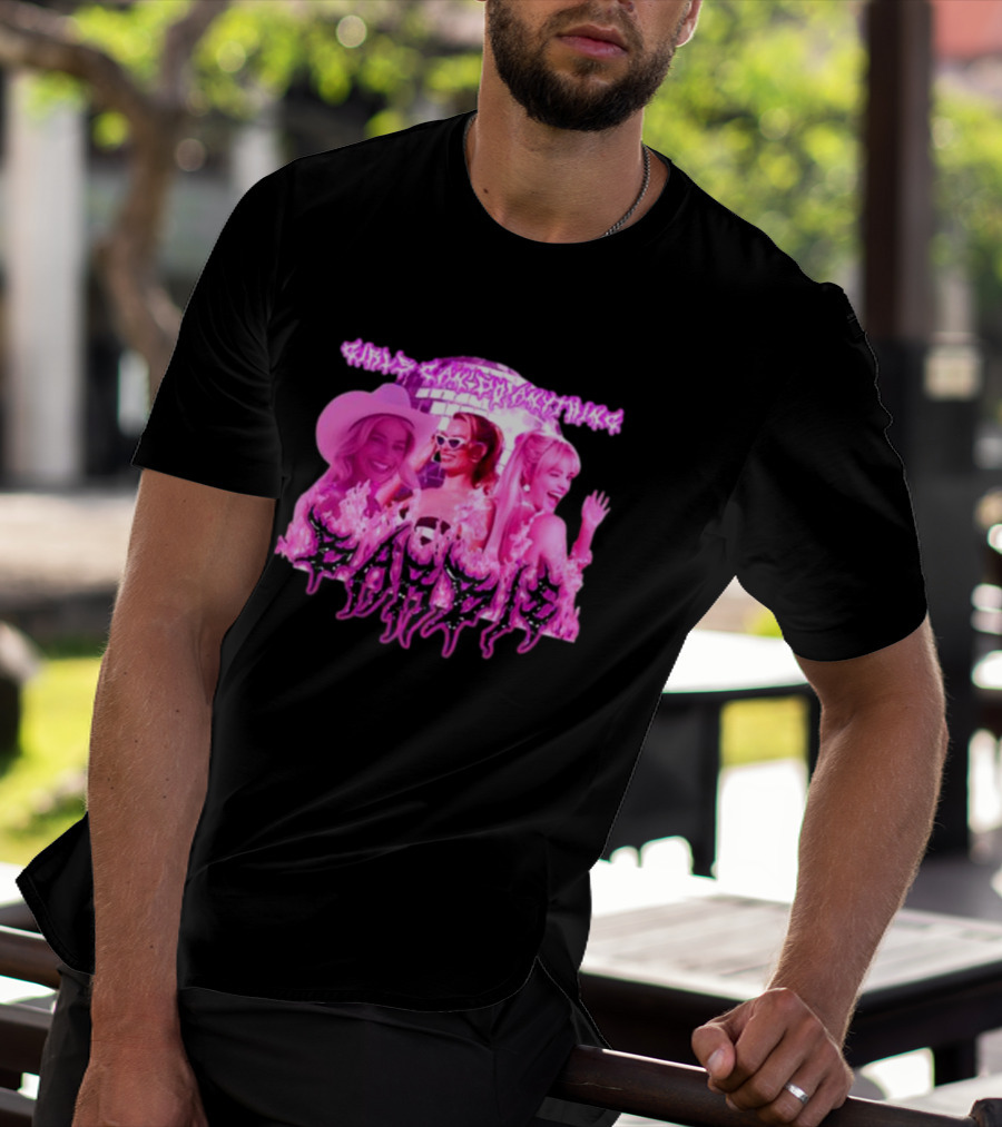 Sadstreet Margot Robbie Barbie Girls Can Do Anything T-Shirt