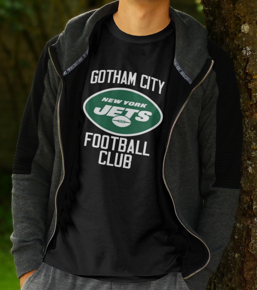 New York Jets Gotham City Football Club New York Football T-Shirt