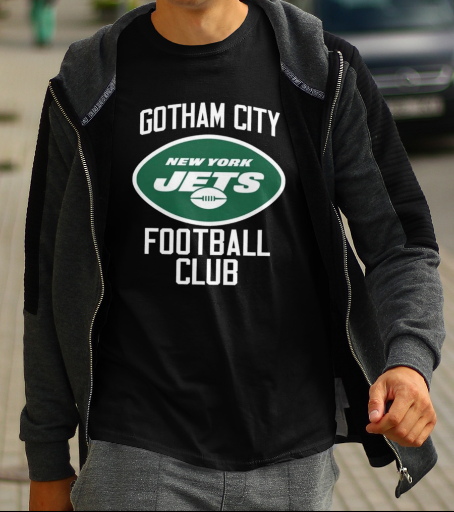 New York Jets Gotham City Football Club New York Football T-Shirt