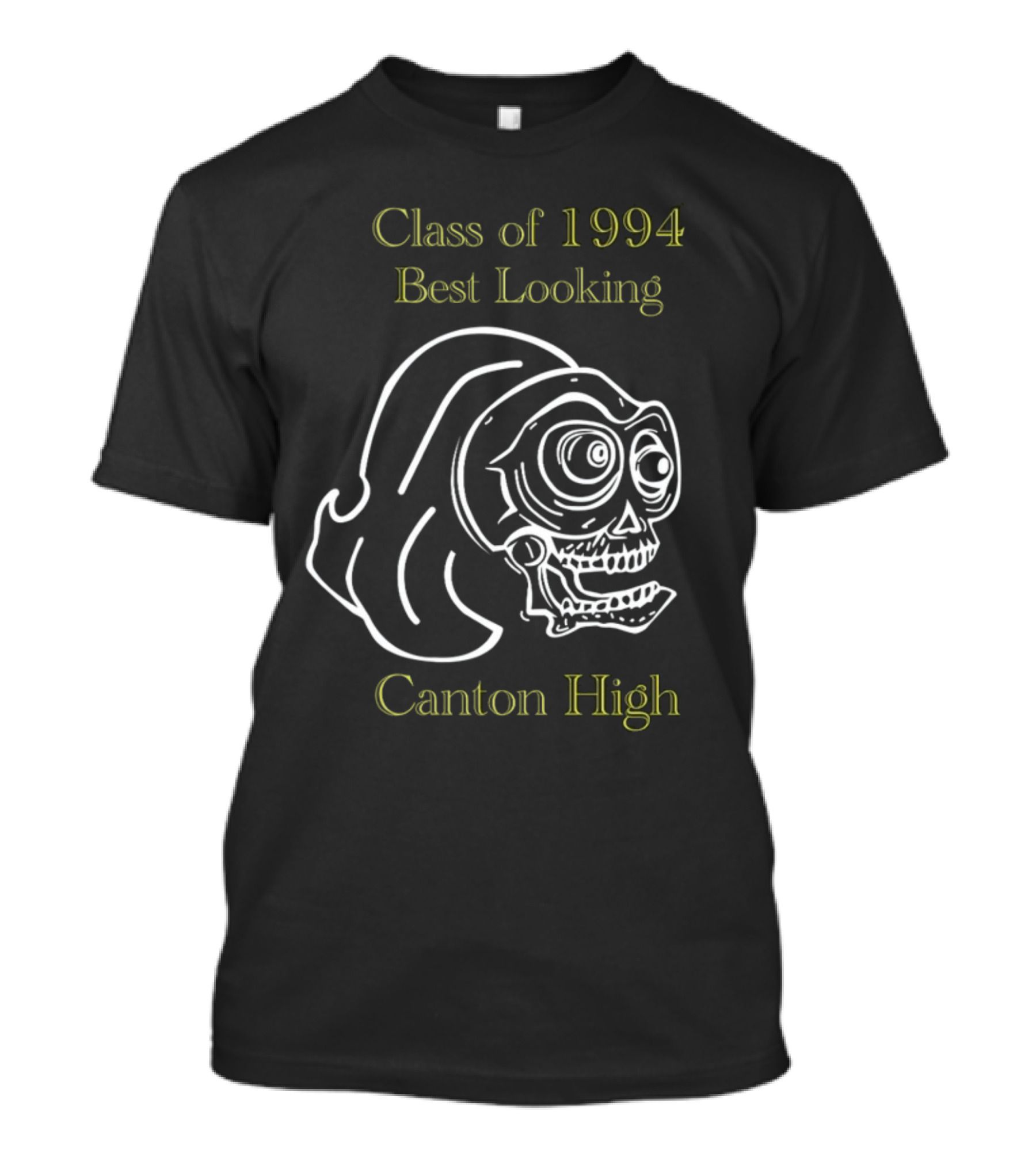 Class Of 1994 Best Looking Canton High Skull T-Shirt