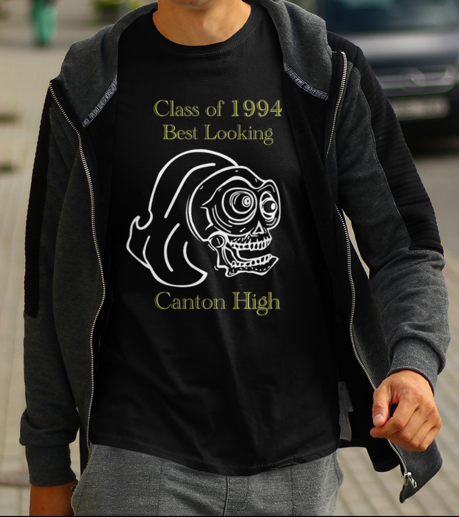 Class Of 1994 Best Looking Canton High Skull T-Shirt