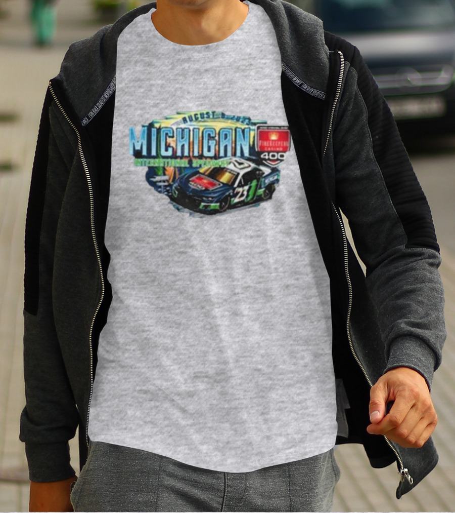 August Michigan International Speedway FireKeepers Casino 400 Race Car 23 T-Shirt