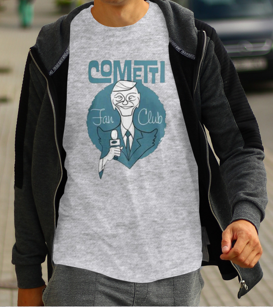 Cometti Fan Club Cartoon Microphone T-Shirt
