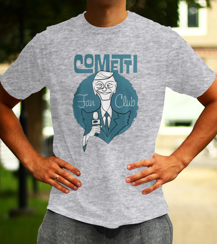Cometti Fan Club Cartoon Microphone T-Shirt