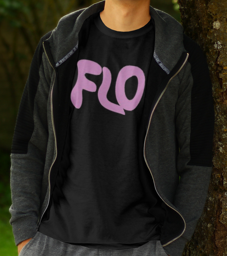 Jimmy Wearing Flo Vintage Style Pink T-Shirt