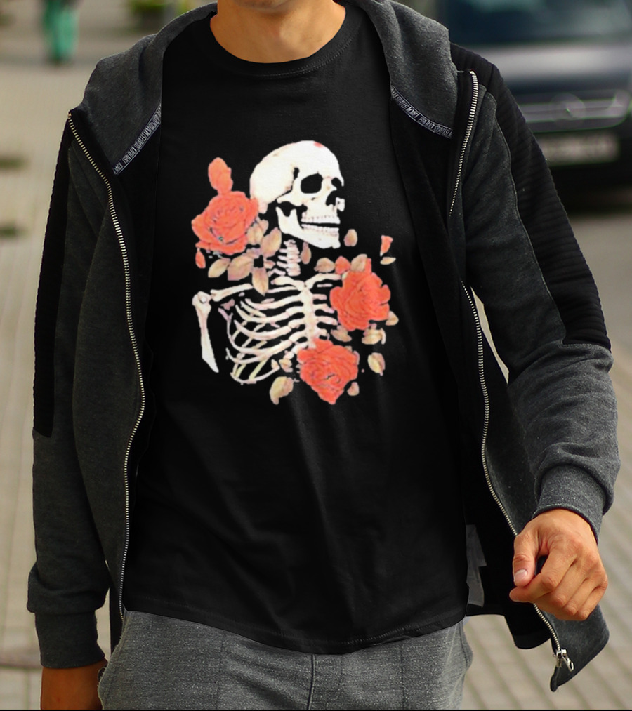 Grateful Dead Skeleton Roses T-Shirt