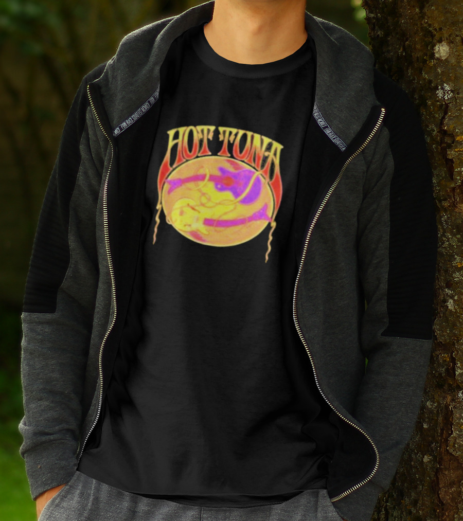 Hot Tuna Vintage Psychedelic Guitar T-Shirt