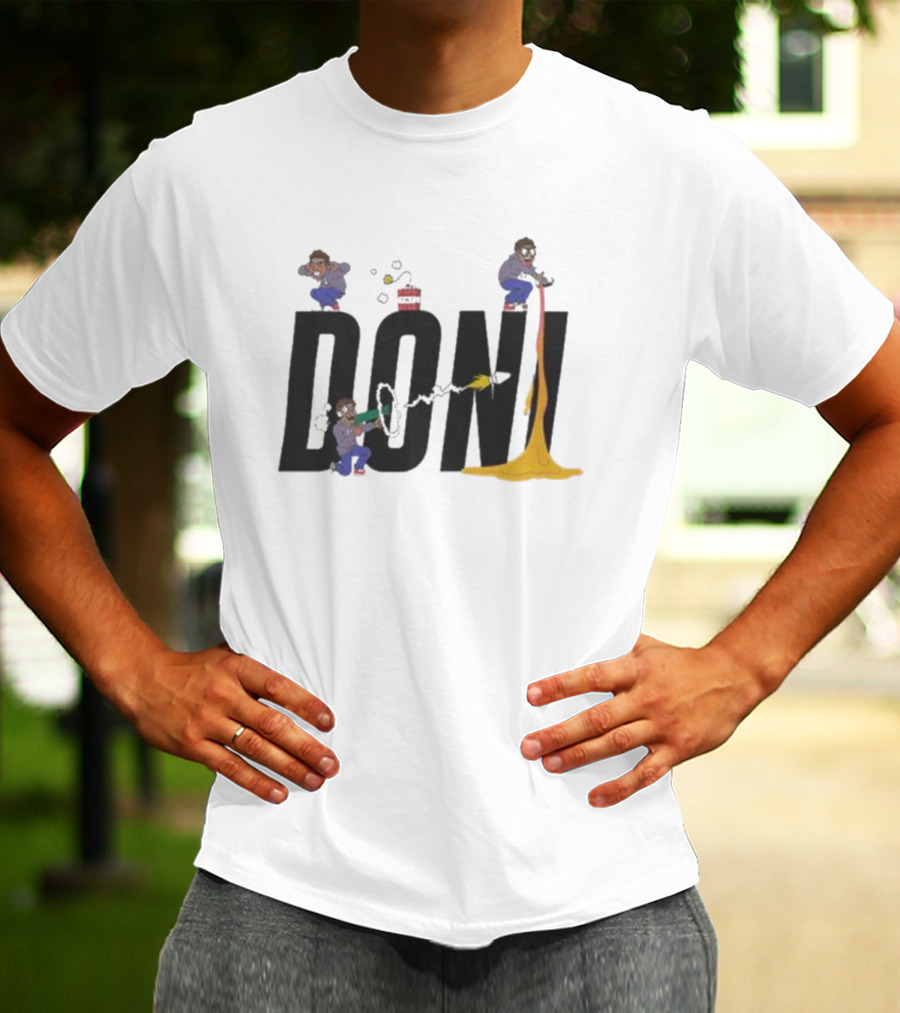 Doni Bobes Mischief Explosive Fun Prankster Antics T-Shirt