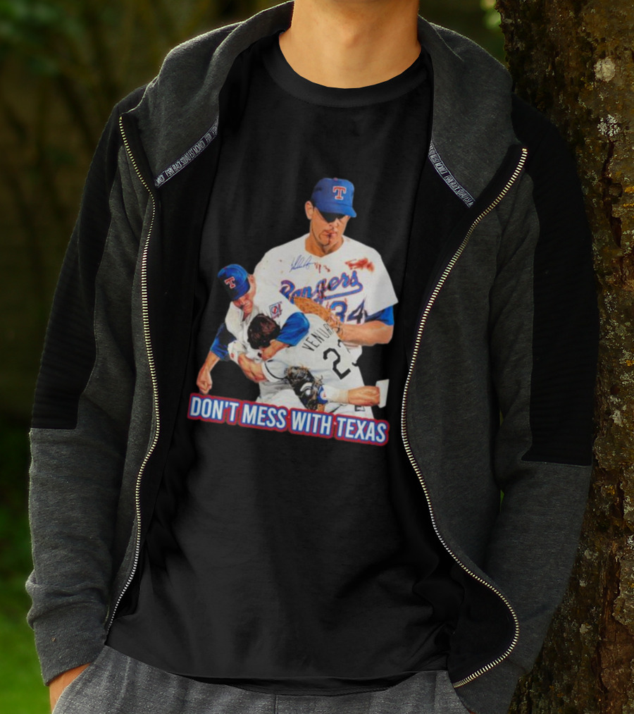 Nolan Ryan Texas Rangers Don’t Mess With Texas Ventura Fight T-Shirt