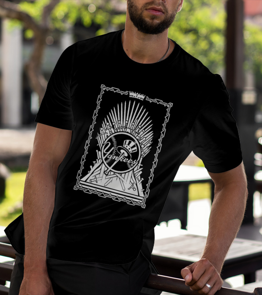 New York Yankees Game Of Thrones Yankees Iron Throne T-Shirt
