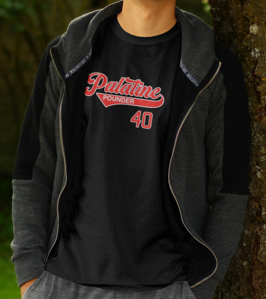 Palatine Pounder 40 Baseball T-Shirt