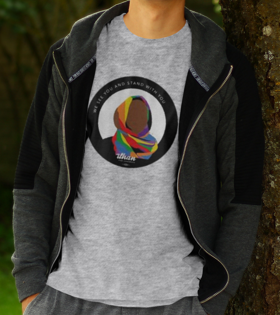 We See You And Stand With You Ilhan For Congress Colorful T-Shirt