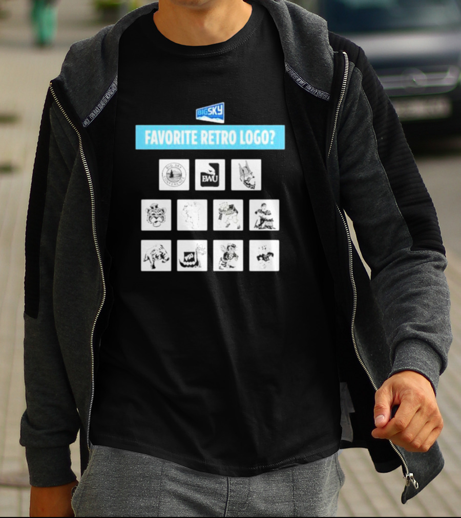 Big Sky Conference Favorite Retro Logo Collection T-Shirt