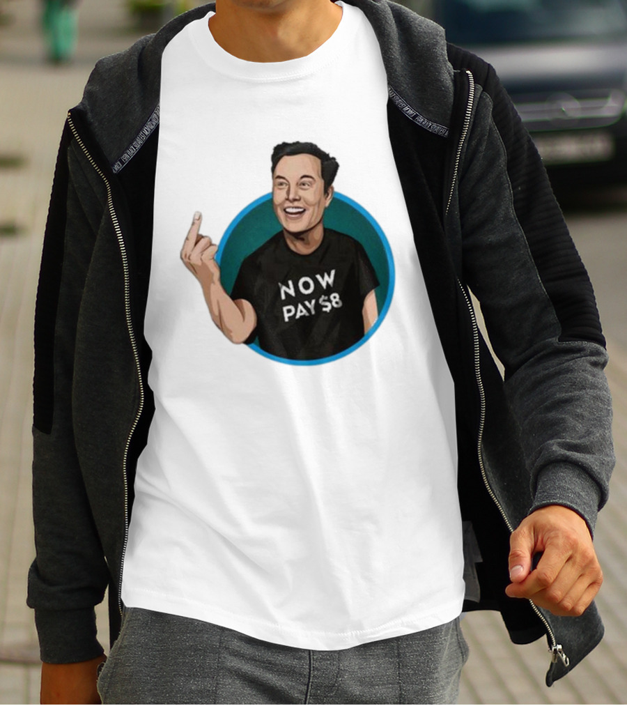 Elon Musk Now Pay $8 Circle Gesture T-Shirt
