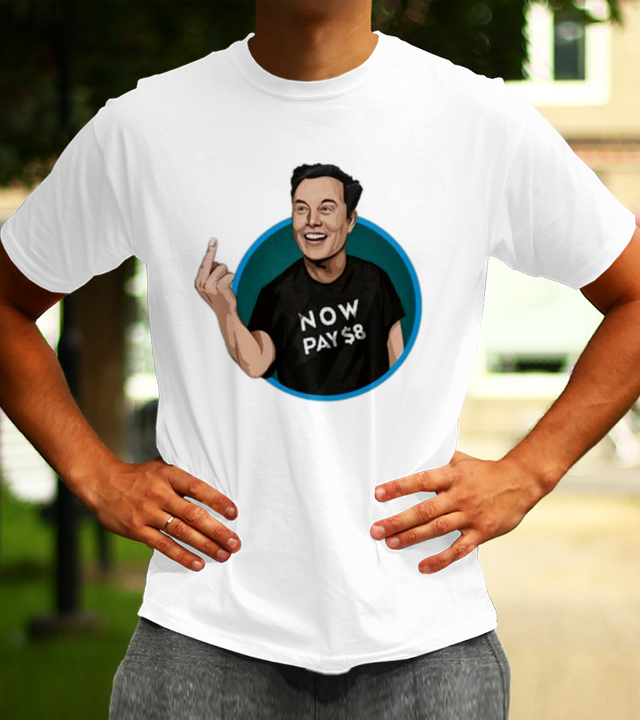 Elon Musk Now Pay $8 Circle Gesture T-Shirt