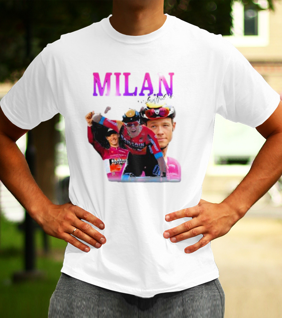 Milan Jonathan Bahrain Cycling Victory T-Shirt