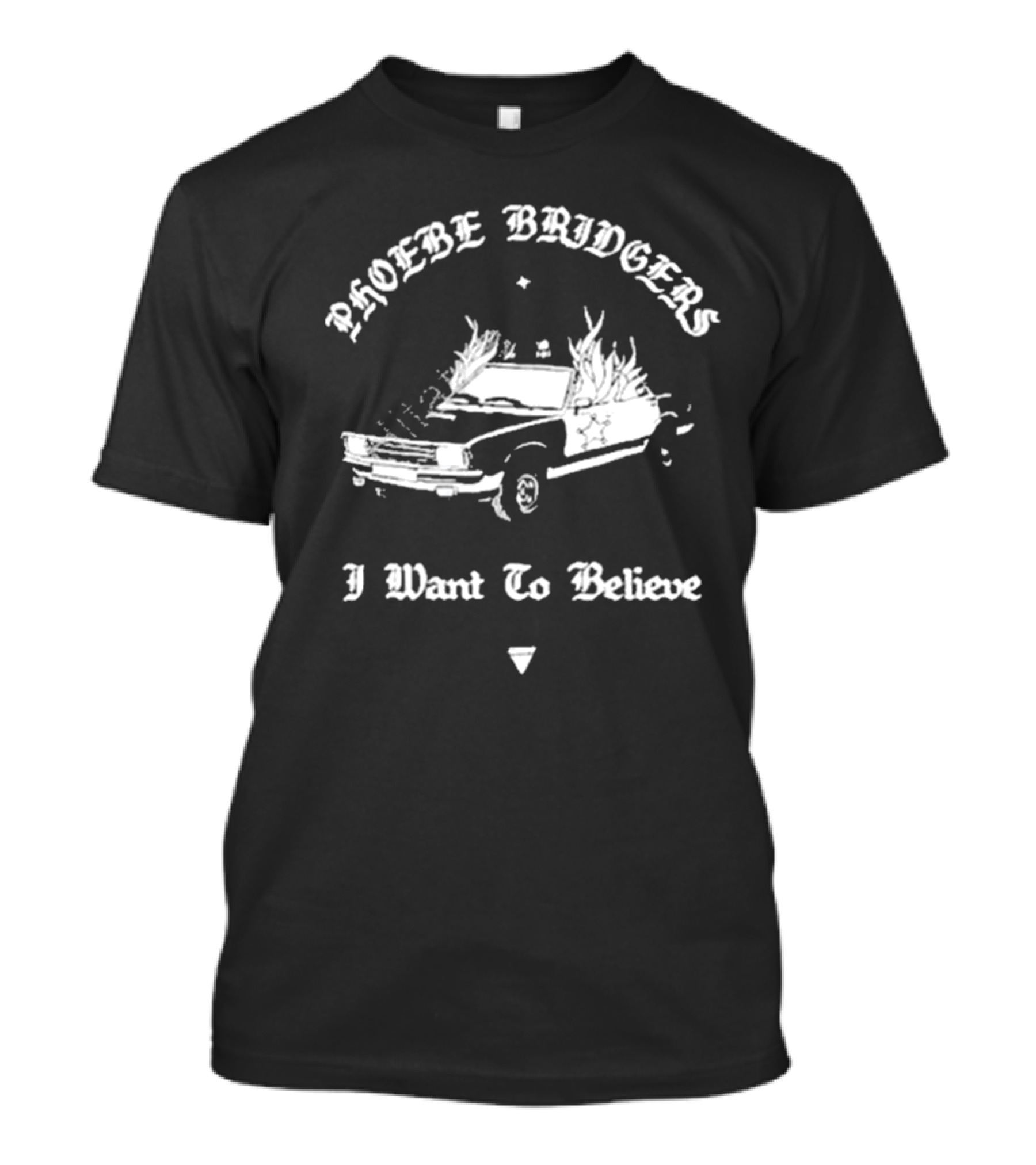 Phoebe Bridgers I Want To Believe Car Flames T-Shirt