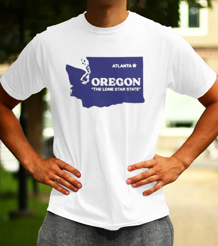Washington State Oregon The Lone Star State Funny Pacific Northwest Meme T-Shirt