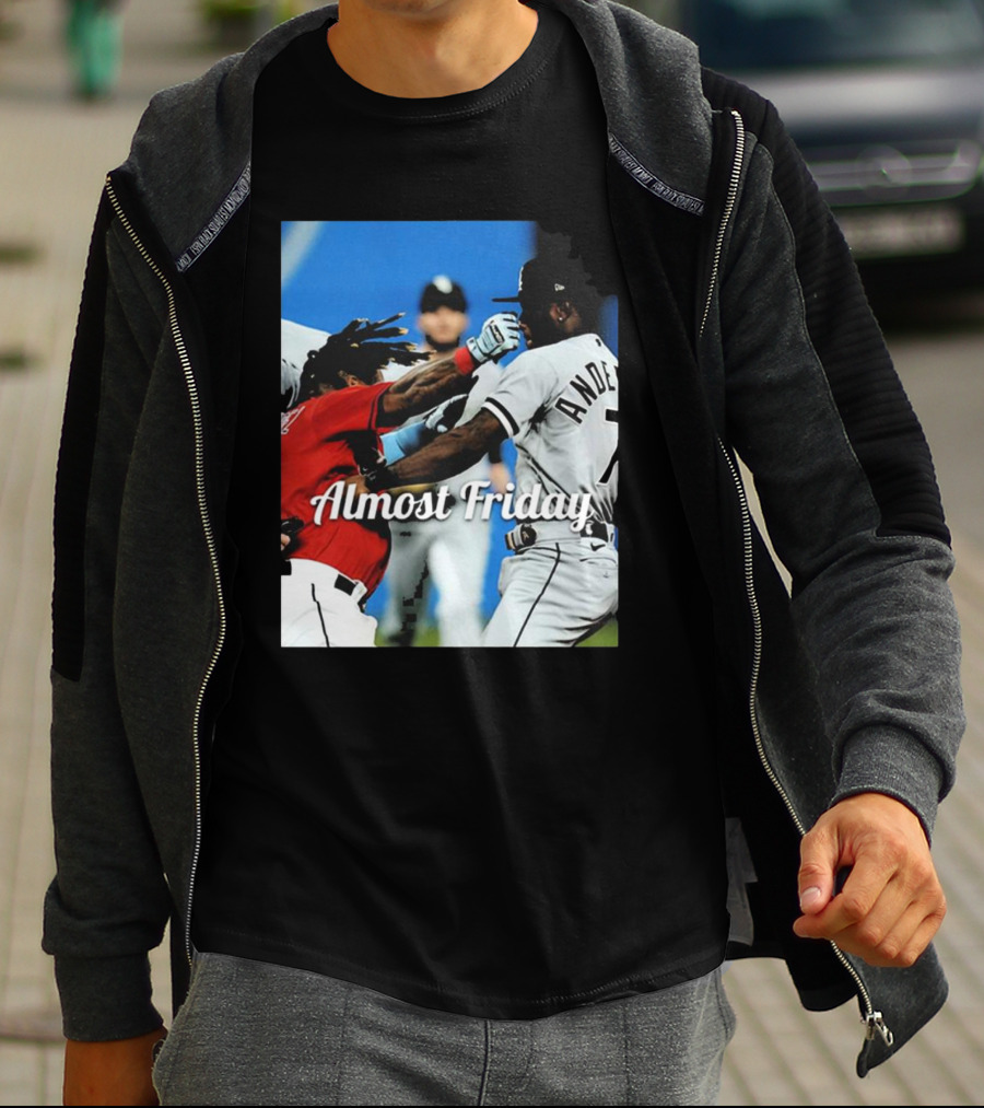 Almost Friday Baseball Knockout Action T-Shirt