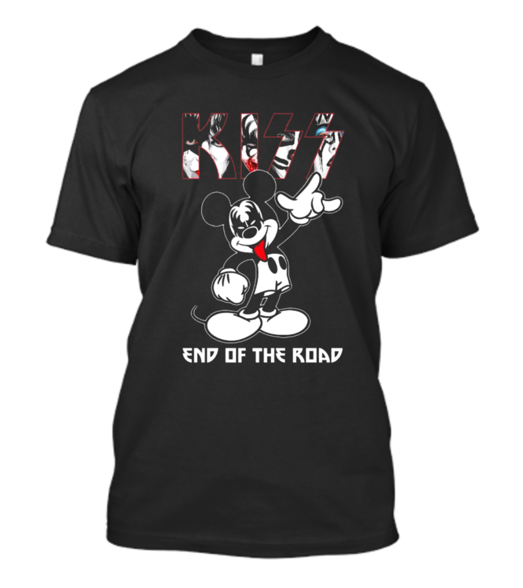 Kiss Band Mickey End Of The Road T-Shirt