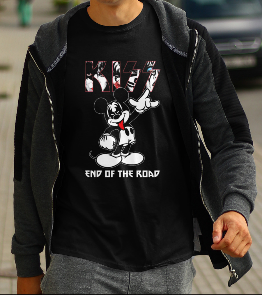 Kiss Band Mickey End Of The Road T-Shirt