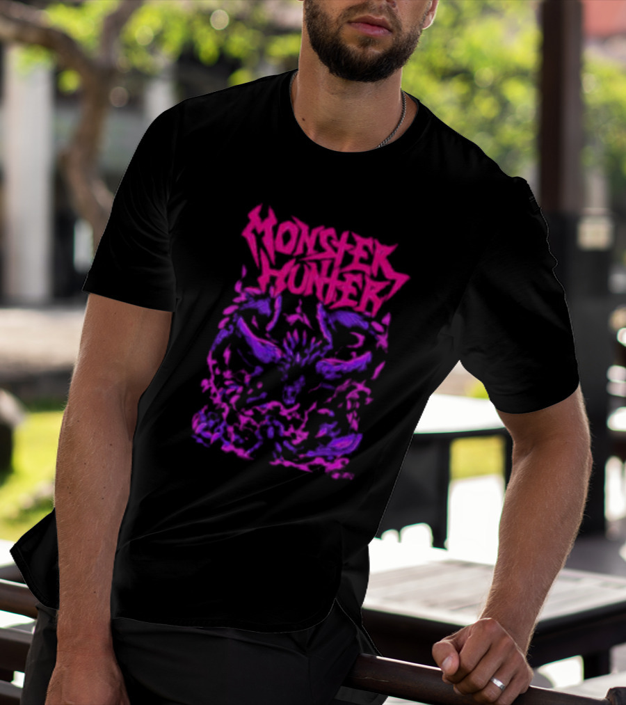 Monster Hunter Breathe Grease Neon Beast T-Shirt