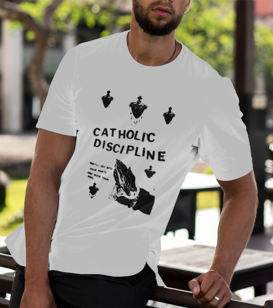 Catholic Discipline Decline Of Western Civilization Slash Records They'll Get Into Your Pants And Suck Your Soul T-Shirt