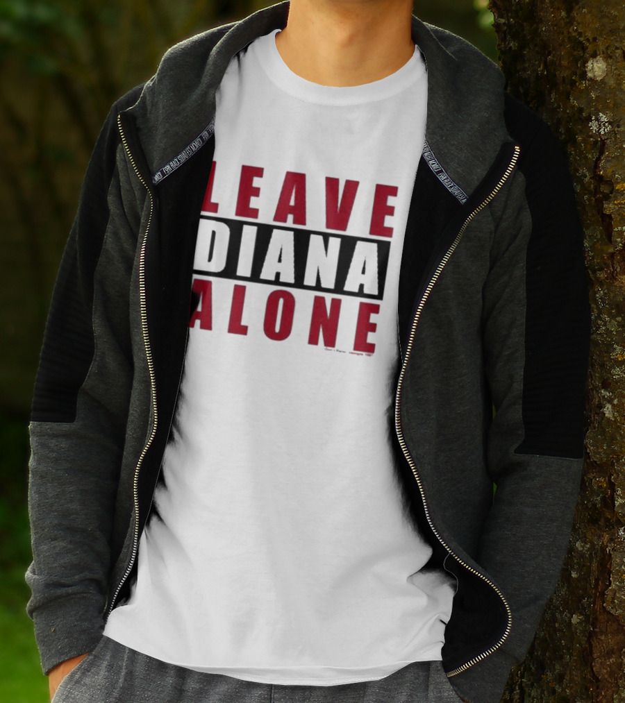 Grailed Leave Diana Alone Bold Red T-Shirt