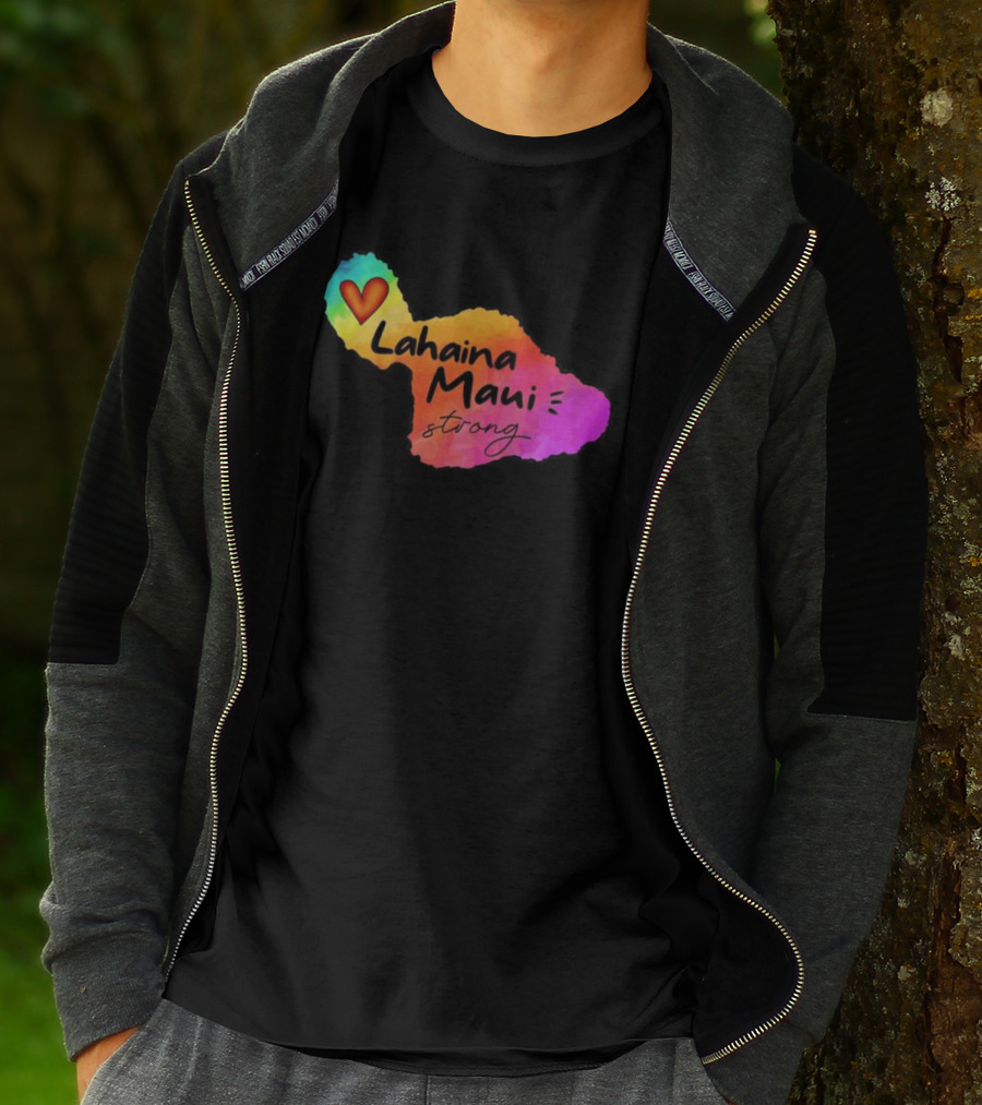 Lahaina Maui Strong Heart Fundraiser Support Wildfire Relief T-Shirt