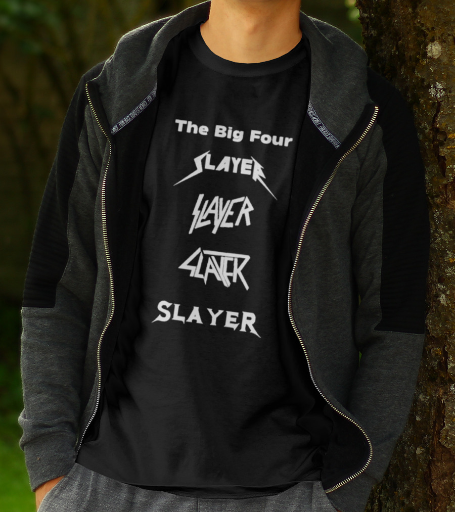 The Big Four Slayer Logos In Iconic Styles T-Shirt