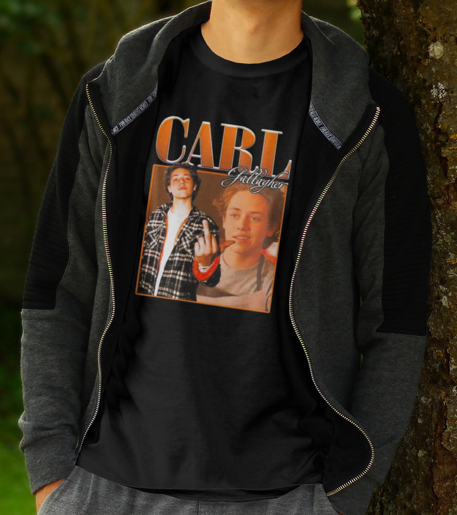 Carl Gallagher Shameless Character Image Collection T-Shirt