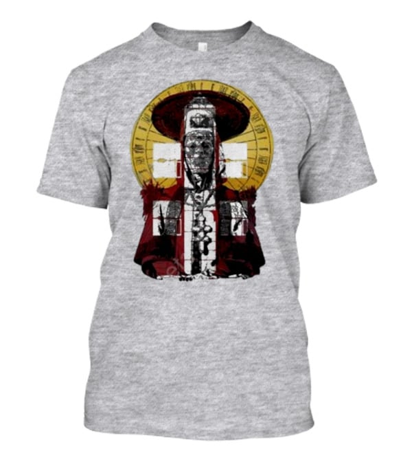 Dozens Of Rebel Moon Roman Numeral Halo Clergyman T-Shirt