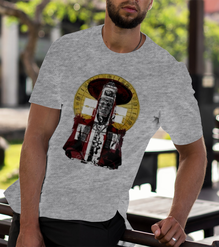 Dozens Of Rebel Moon Roman Numeral Halo Clergyman T-Shirt