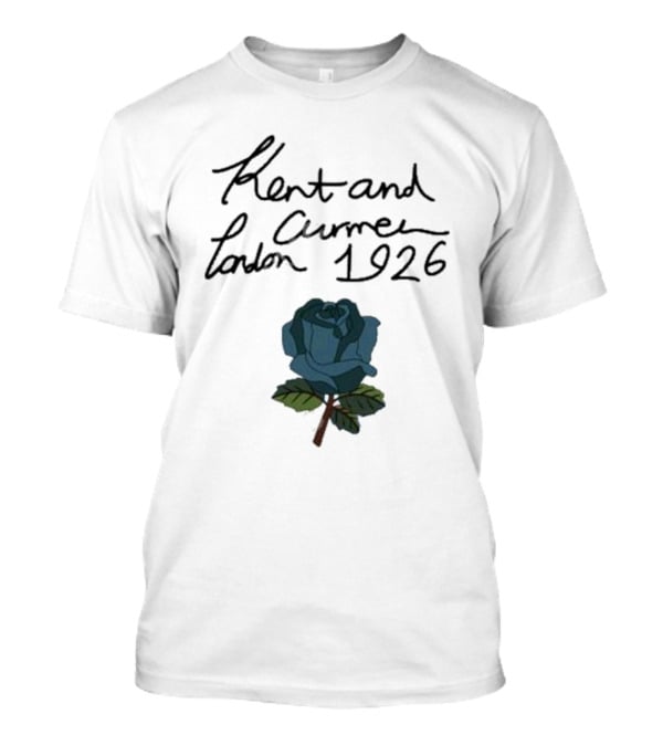 Kent And Curwen London 1926 Blue Rose T-Shirt