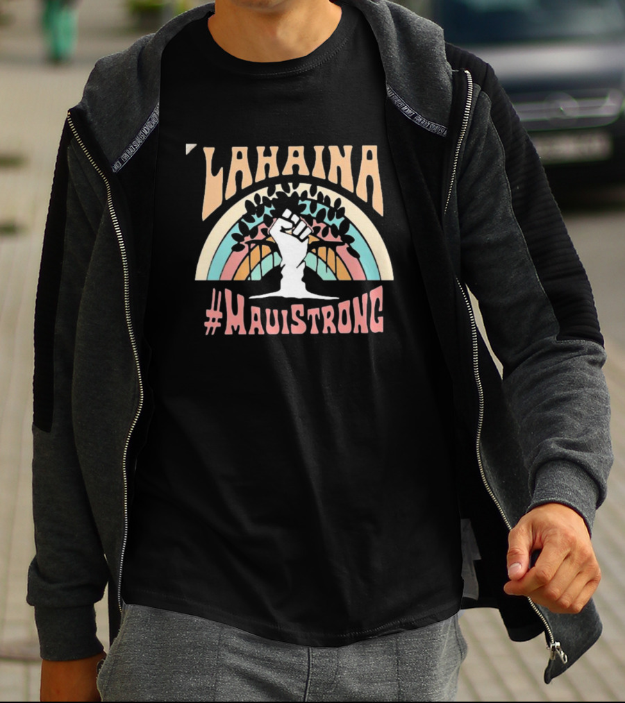 Lahaina Maui Strong Fundraiser Banyan Tree Wildfire Relief T-Shirt