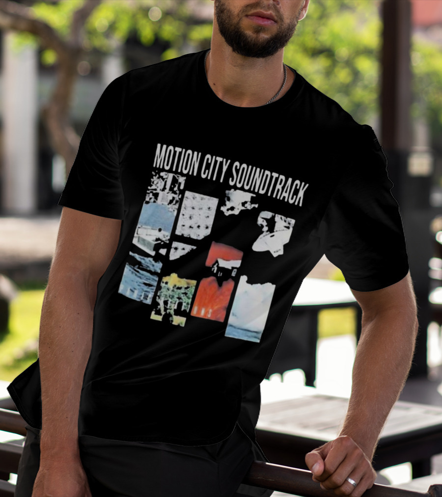 Motion City Soundtrack Panic Stations Album Art Collage T-Shirt