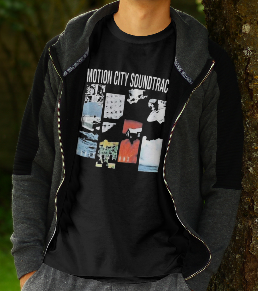 Motion City Soundtrack Panic Stations Album Art Collage T-Shirt