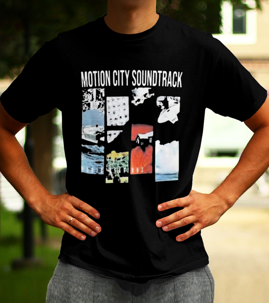 Motion City Soundtrack Panic Stations Album Art Collage T-Shirt