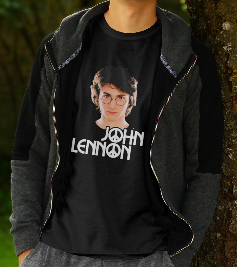 John Lennon Shitheadsteve Peace Symbol Glasses T-Shirt