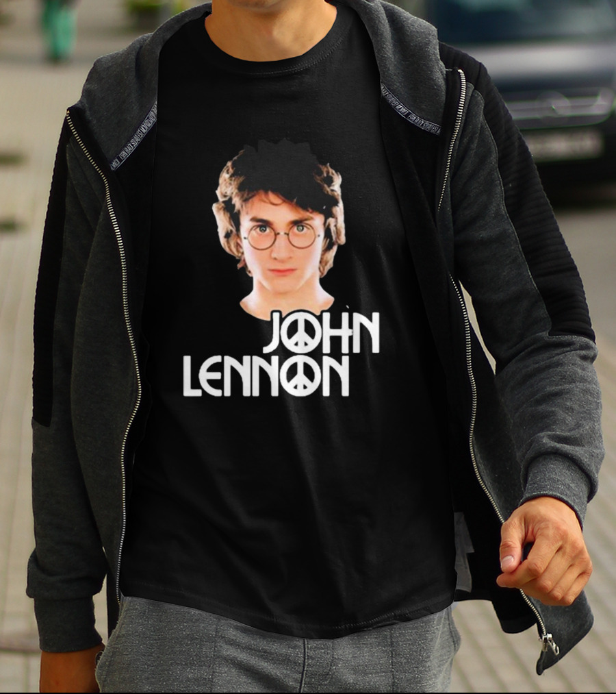 John Lennon Shitheadsteve Peace Symbol Glasses T-Shirt
